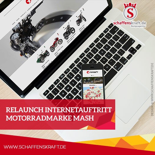 Relaunch Internetauftritt Motorradmarke Mash