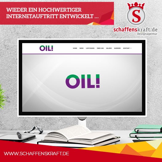 Hochwertige Webseite für OIL-Tankstelle entwickelt …